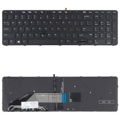 สำหรับ HP Probook 650 G2 G3 655 G3 450 G3 841137-001 US แป้นพิมพ์รุ่น Backlight และชี้, For HP Probook 650 G2