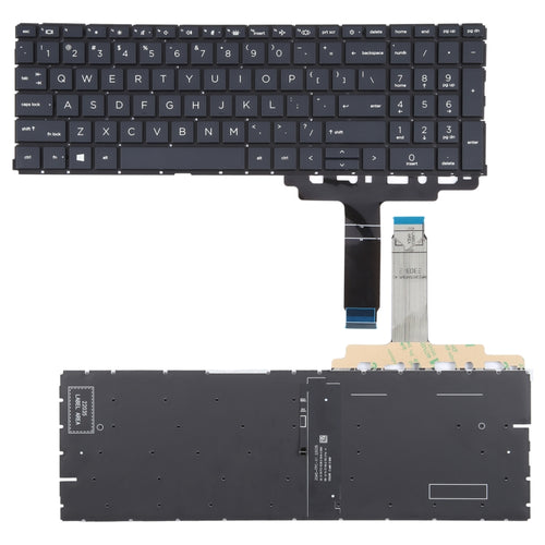 สำหรับ HP ProBook 450 G8 455 G8 455R G8 650 G8 HSN-Q27C HSN-Q31C US เวอร์ชันคีย์บอร์ดพร้อมไฟพื้นหลัง, For HP ProBook 450 G8