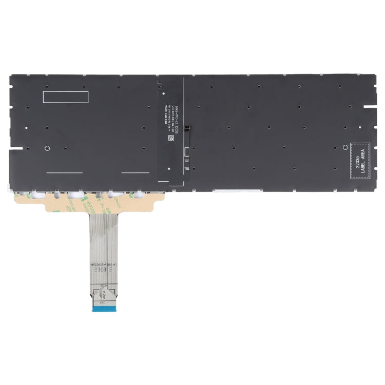 สำหรับ HP ProBook 450 G8 455 G8 455R G8 650 G8 HSN-Q27C HSN-Q31C US เวอร์ชันคีย์บอร์ดพร้อมไฟพื้นหลัง, For HP ProBook 450 G8