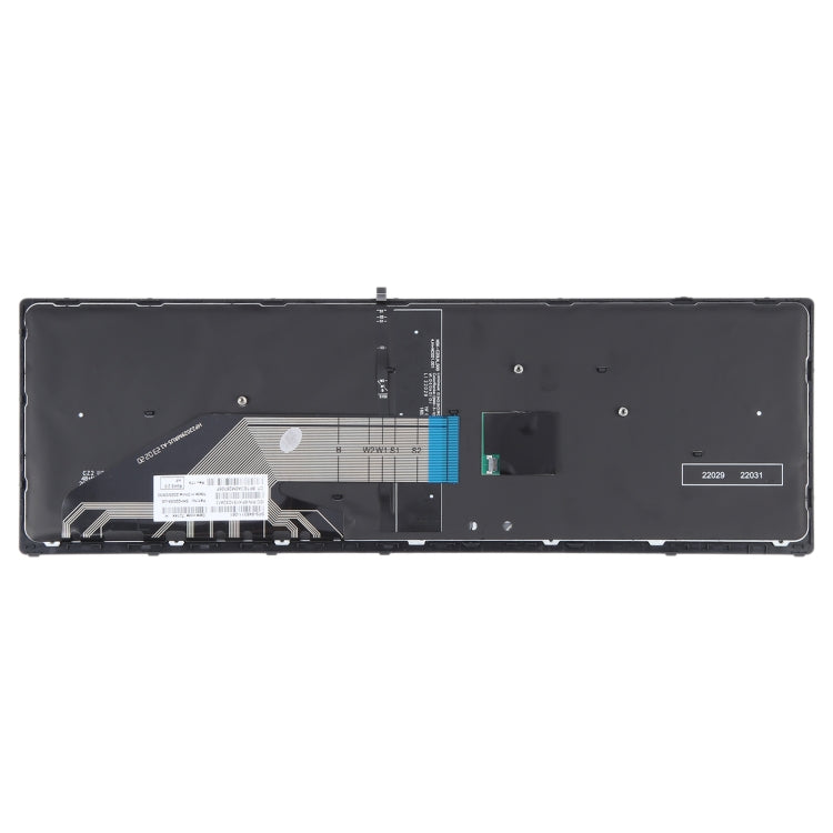 สำหรับแป้นพิมพ์รุ่น HP ZBOOK 15 G3 17 G3 US พร้อมไฟพื้นหลังและการชี้, For HP ZBOOK 15 G3