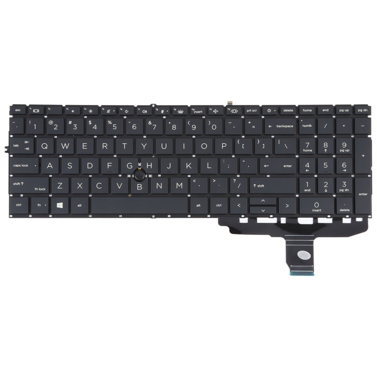 US Version คีย์บอร์ด Backlight และชี้สำหรับ HP ELITEBOOK 850 G7 G8 845 G7 G8 855 G7 G8 L89916-001 L89918 HPM19G1, For HP ELITEBOOK 850 G7(US Version)