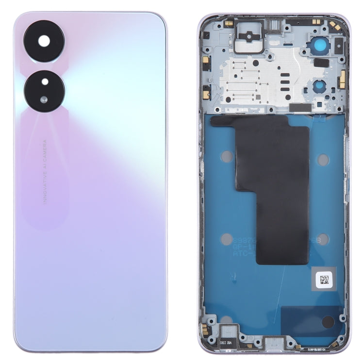 สำหรับ OPPO A78 ฝาหลังแบตเตอรี่เดิมพร้อมกรอบกลาง, For OPPO A78, For OPPO A78 5G