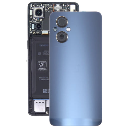สำหรับ OnePlus Nord N20 ฝาหลังแบตเตอรี่เดิมพร้อมฝาครอบเลนส์กล้อง, For OnePlus Nord N20