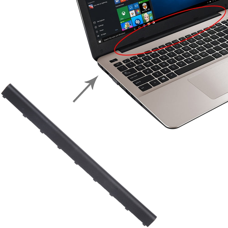 ฝาครอบเพลาโลหะสำหรับ Asus A555L A555 K555 X555 Y583L F554 W509 VW510 W519, For Asus A555L (Metal)