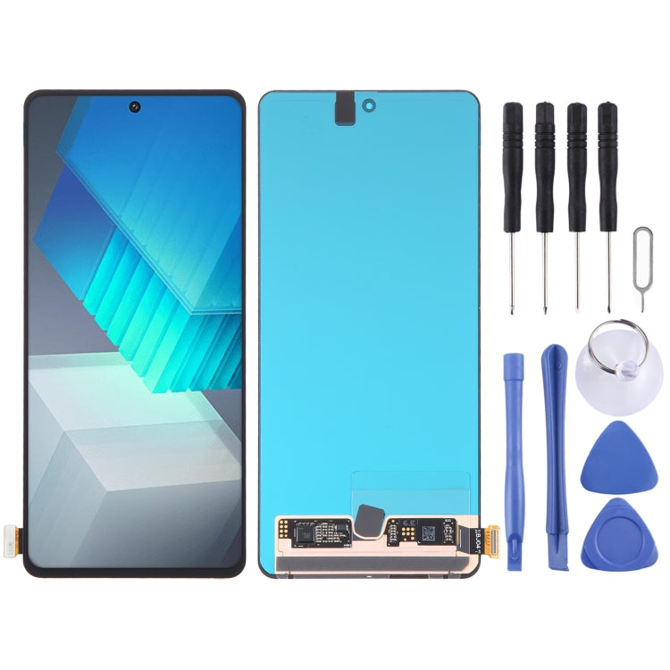 วัสดุ AMOLED หน้าจอ LCD ดั้งเดิมสำหรับ vivo iQOO Neo7 Racing พร้อม Digitizer Full Assembly, For vivo iQOO Neo7 Racing(Original)