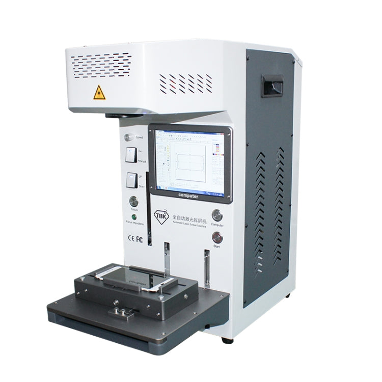 TBK-958A 220V เครื่องตัดเลเซอร์อัตโนมัติเครื่องถอดกระจกหลังเลเซอร์แยกเครื่องแกะสลักเครื่องแกะสลัก, TBK-958A