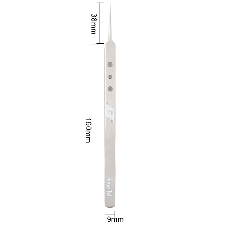 Aaa-14 Precision Repair แหนบสแตนเลสปลายแหลมยาว, Aaa-14