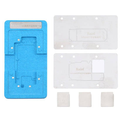 Casey เมนบอร์ดชั้นกลาง Board Baga Rebling Stancil Plant สามแพลตฟอร์มสำหรับ iPhone 11/11 Pro, Kaisi Stencil Plant for iPhone 11 Series