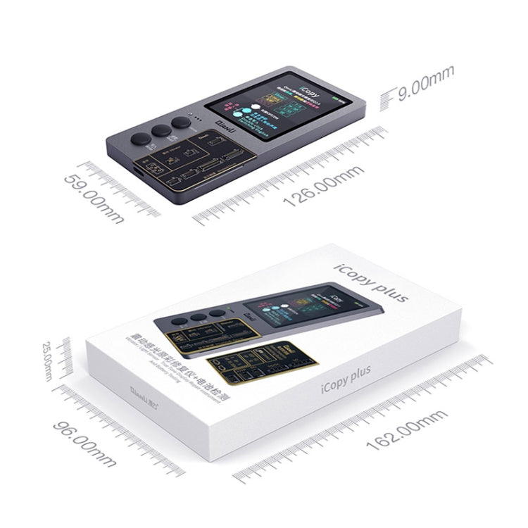 Qianli iCopy Plus 3 in 1 หน้าจอ LCD สีเดิมซ่อมโปรแกรมเมอร์สำหรับ iPhone, 3 in 1 For iPhone 6-12 Series