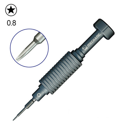 MECHANIC Mortar Mini iShell Five Star 0.8 มม. ซ่อมโทรศัพท์ไขควงความแม่นยำ, Five Star 0.8