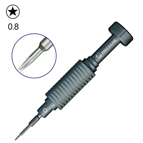 MECHANIC Mortar Mini iShell Five Star 0.8 มม. ซ่อมโทรศัพท์ไขควงความแม่นยำ, Five Star 0.8