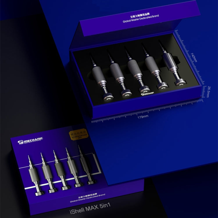 MECHANIC Mortar Mini iShell 5 in 1 ซ่อมโทรศัพท์ชุดไขควงความแม่นยำ, MECHANIC Mortar Mini iShell