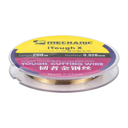 MECHANIC iTough X 200M 0.028MM LCD OLED ลวดตัดหน้าจอ, MECHANIC 0.028MM 200M