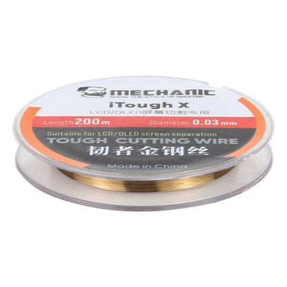 MECHANIC iTough X 200M 0.03MM LCD OLED ลวดตัดหน้าจอ, MECHANIC 0.03MM 200M