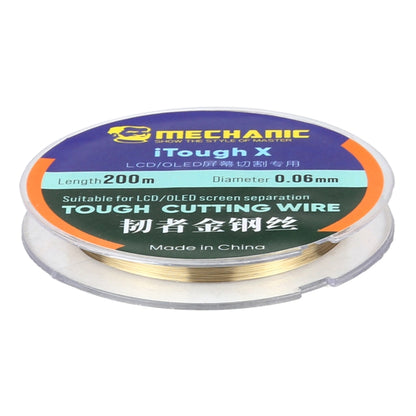 MECHANIC iTough X 200M 0.06MM LCD OLED ลวดตัดหน้าจอ, MECHANIC 0.06MM 200M