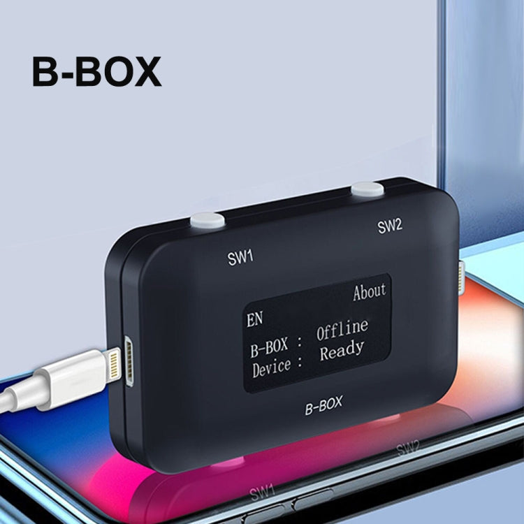B-BOX การอ่านการเขียนฮาร์ดดิสก์เปลี่ยนการเขียนโปรแกรม SN พร้อมหน้าจอ 1.3 นิ้วสำหรับ iPhone 7-11, B-BOX