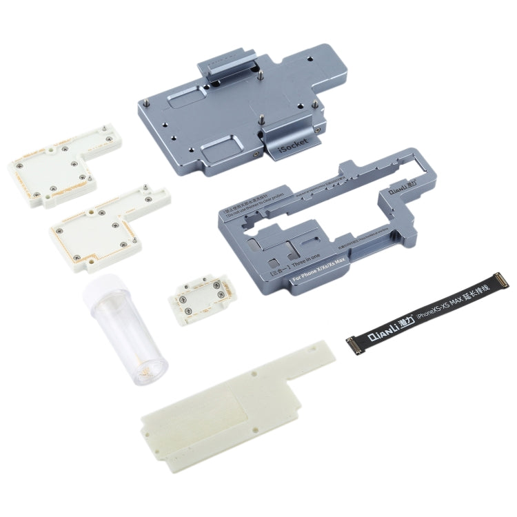 Qianli iSocket 3 ใน 1 เมนบอร์ด Layered Test กรอบ Upper ชั้น Logic Board ฟังก์ชั่น Fast Test สำหรับ iPhone X / XS / XS Max, Qianli iSocket For iPhone X / XS / XS Max