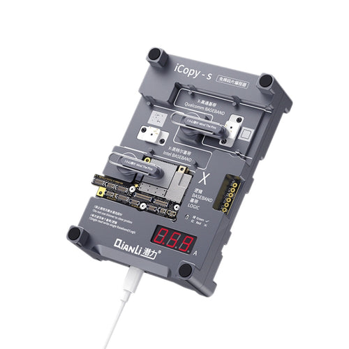 Qianli iCopy-S สองด้านชิป Test Stand 4 IN1 Logic Baseband ชิป EEPROM Non-กำจัดสำหรับ iPhone X / XS / XR / XS MAX, For iPhone X / XS / XR / XS Max
