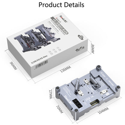 Qianli iCopy-S สองด้านชิป Test Stand 4 IN1 Logic Baseband ชิป EEPROM Non-กำจัดสำหรับ iPhone X / XS / XR / XS MAX, For iPhone X / XS / XR / XS Max