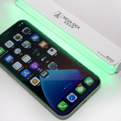 แสดงโคมไฟฝุ่น 2 หน้าจอ LCD ซ่อมโคมไฟฝุ่นลายนิ้วมือหน้าจอรอยขีดข่วนเปลี่ยนฝุ่นจอแสดงผลโคมไฟสำหรับโทรศัพท์มือถือ LED สีเขียว, Show Dust Lamp