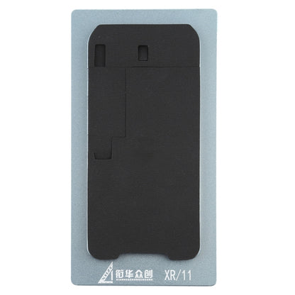 XHZC หน้าจอ LCD ไม่มีการพลิกกลับสายเคเบิล Flex Fit Mat กาวกำจัดแม่พิมพ์สำหรับ iPhone XR / 11, For iPhone XR / 11