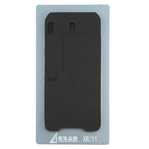 XHZC หน้าจอ LCD ไม่มีการพลิกกลับสายเคเบิล Flex Fit Mat กาวกำจัดแม่พิมพ์สำหรับ iPhone XR / 11, For iPhone XR / 11