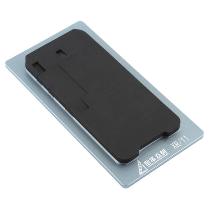 XHZC หน้าจอ LCD ไม่มีการพลิกกลับสายเคเบิล Flex Fit Mat กาวกำจัดแม่พิมพ์สำหรับ iPhone XR / 11, For iPhone XR / 11