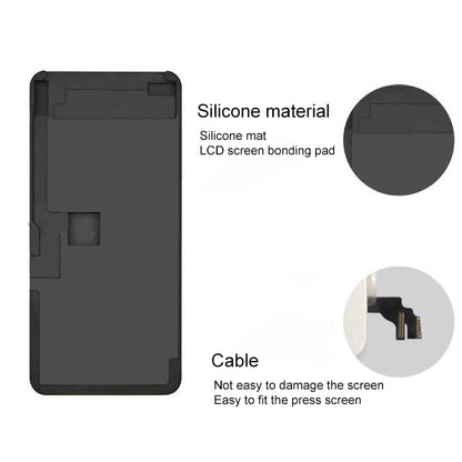 XHZC หน้าจอ LCD ไม่มีการพลิกกลับสายเคเบิล Flex Fit Mat กาวกำจัดแม่พิมพ์สำหรับ iPhone XR / 11, For iPhone XR / 11