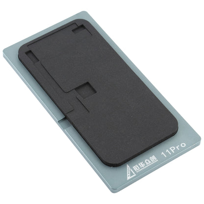 XHZC หน้าจอ LCD ไม่มีการพลิกสายเคเบิล Flex Fit Mat แม่พิมพ์กำจัดกาวสำหรับ iPhone 11 Pro, For iPhone 11 Pro