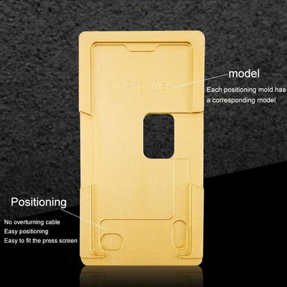 กดแม่พิมพ์กำหนดตำแหน่งหน้าจอพร้อมสปริงสำหรับ iPhone XS Max, For iPhone XS Max