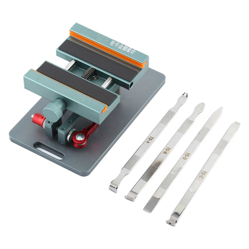 XHZC-125 360 องศาหมุนมัลติฟังก์ชั่ PCB FIXTURE เมนบอร์ดผู้ถือซ่อม + 4 in 1 โลหะ Crowbar ชุด, PCB Fixture+Crowbar