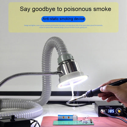 TBK Anti-Static ดูดควันเครื่องมือโทรศัพท์มือถือชิปแผงวงจรเชื่อมควัน Evacuator, TBK Smoke Instrument