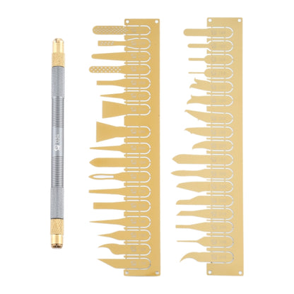 MECHANIC 034 ชุดมีดถอดกาว, 034 Glue Remover Knife