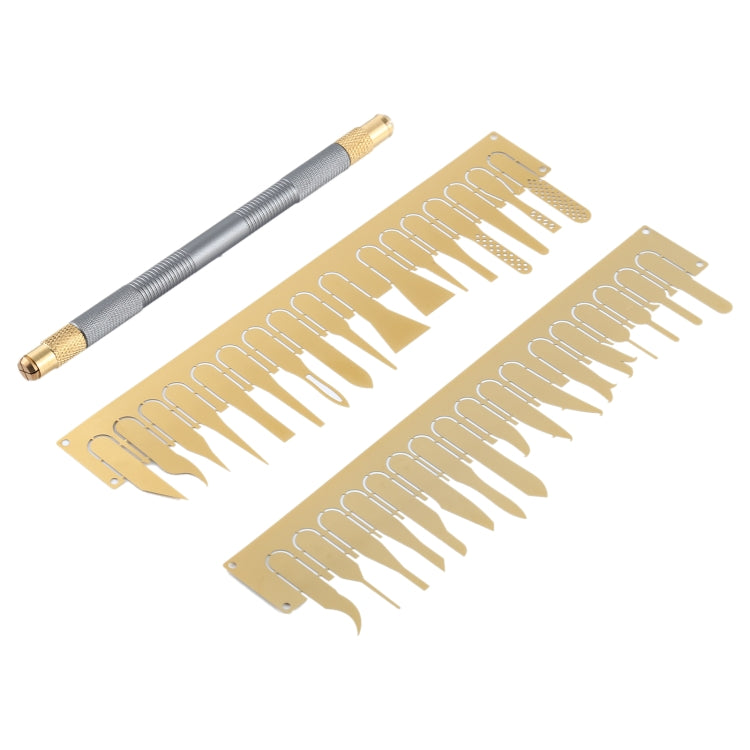 MECHANIC 034 ชุดมีดถอดกาว, 034 Glue Remover Knife