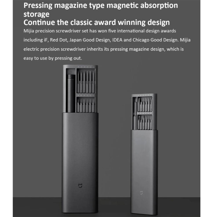 25 in 1 Original Xiaomi Mijia Electric Precision ไขควง ชุด ชาร์จแม่เหล็กอลูมิเนียม เคส, Mijia 25 in 1