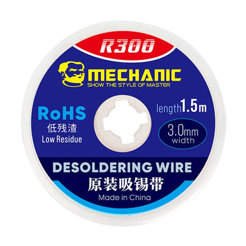 MECHANIC R300 1.5M 3.0MM ลวดดีบุกดูด, MECHANIC R300 1.5M 3.0MM