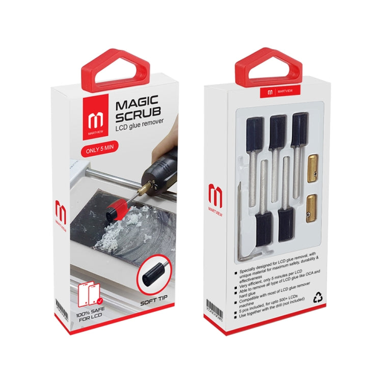 Martview Magic Scrub หัวลอกกาว LCD, Glue Remover Head