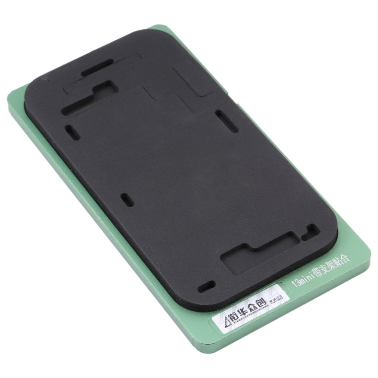 หน้าจอ LCD พร้อมกรอบวางตำแหน่งแผ่นแม่พิมพ์คงที่สำหรับ iPhone 13 Mini, For iPhone 13 Mini