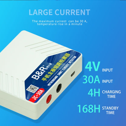 B&R JC-30A Super Current โทรศัพท์มือถือเมนบอร์ด Short-Circuit Detector Repairer เครื่องมือ, B&R JC-30A