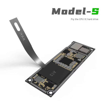 2UUL 5 in 1 PCB ทำความสะอาดเมนบอร์ดมัลติฟังก์ชั่น BGA ชิปกาวทำความสะอาดขูด Pry Knife, 2UUL 5 in 1