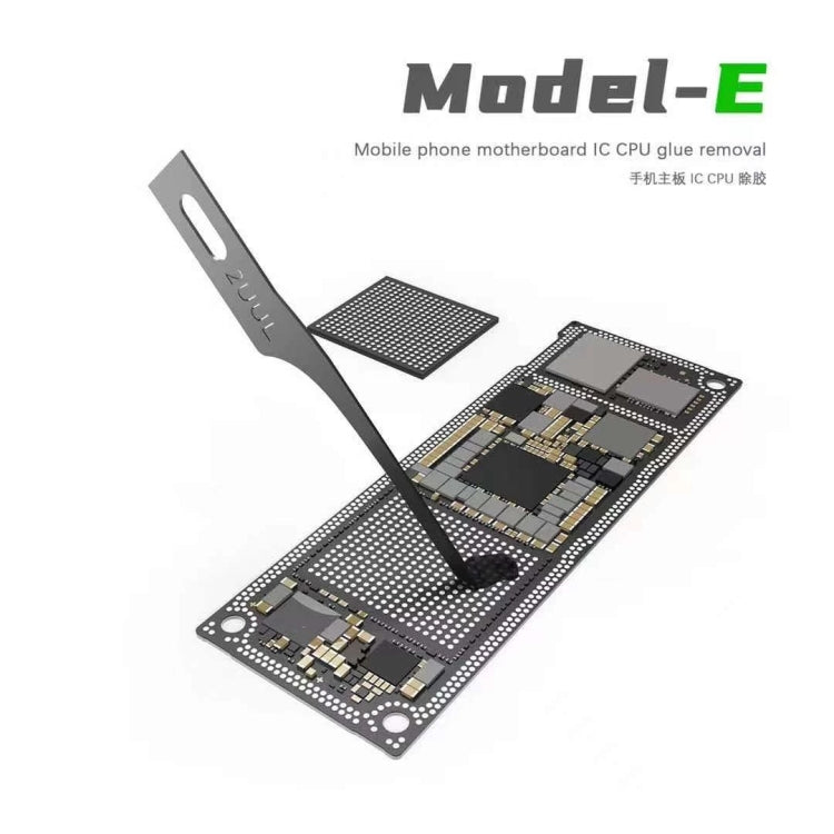 2UUL 5 in 1 PCB ทำความสะอาดเมนบอร์ดมัลติฟังก์ชั่น BGA ชิปกาวทำความสะอาดขูด Pry Knife, 2UUL 5 in 1