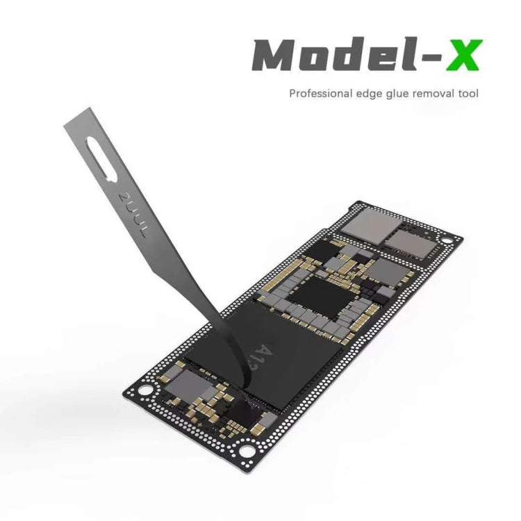2UUL 5 in 1 PCB ทำความสะอาดเมนบอร์ดมัลติฟังก์ชั่น BGA ชิปกาวทำความสะอาดขูด Pry Knife, 2UUL 5 in 1
