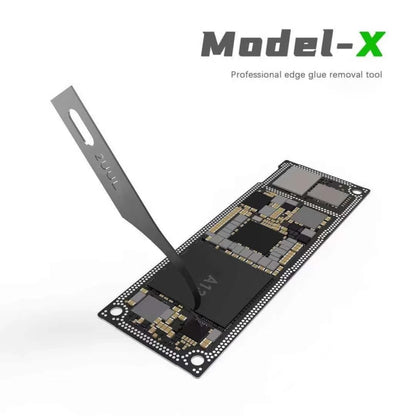 2UUL 5 in 1 PCB ทำความสะอาดเมนบอร์ดมัลติฟังก์ชั่น BGA ชิปกาวทำความสะอาดขูด Pry Knife, 2UUL 5 in 1