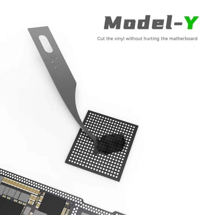 2UUL 5 in 1 PCB ทำความสะอาดเมนบอร์ดมัลติฟังก์ชั่น BGA ชิปกาวทำความสะอาดขูด Pry Knife, 2UUL 5 in 1
