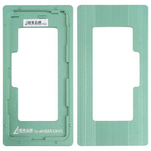 หน้าจอ LCD พร้อมแม่พิมพ์ปรับเทียบขอบกรอบสำหรับ iPhone 13 Pro Max, For 13 Pro Max
