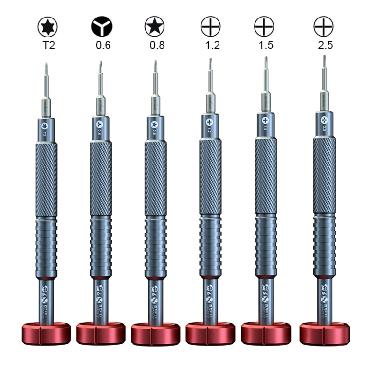 MECHANIC&XILI META Y 6 in 1 Alloy Magnetic ไขควง Set สำหรับซ่อมโทรศัพท์มือถือ, 6 in 1