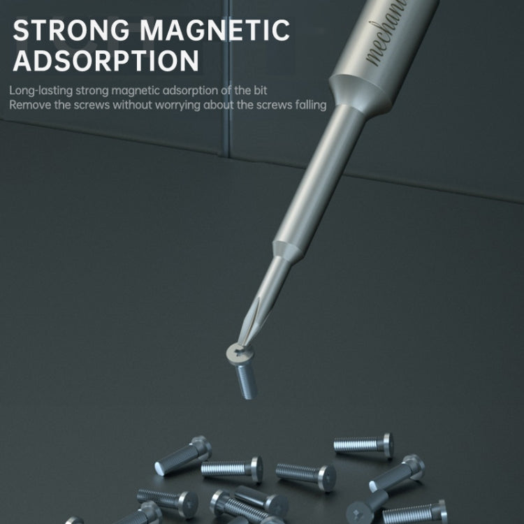 MECHANIC&XILI META Y 6 in 1 Alloy Magnetic ไขควง Set สำหรับซ่อมโทรศัพท์มือถือ, 6 in 1