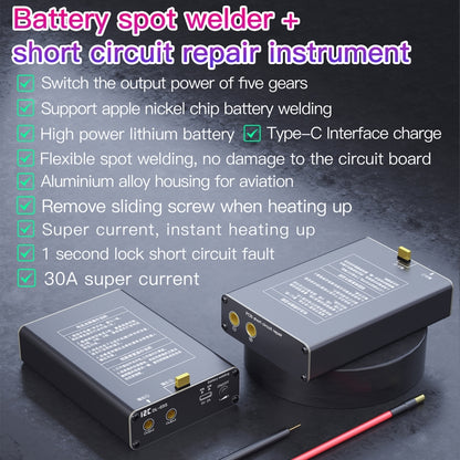 i2C DL-S03S เครื่องเชื่อมจุดไฟแบบพกพาขนาดเล็กแบบปรับได้, i2C DL-S03S