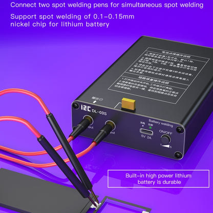 i2C DL-S03S เครื่องเชื่อมจุดไฟแบบพกพาขนาดเล็กแบบปรับได้, i2C DL-S03S