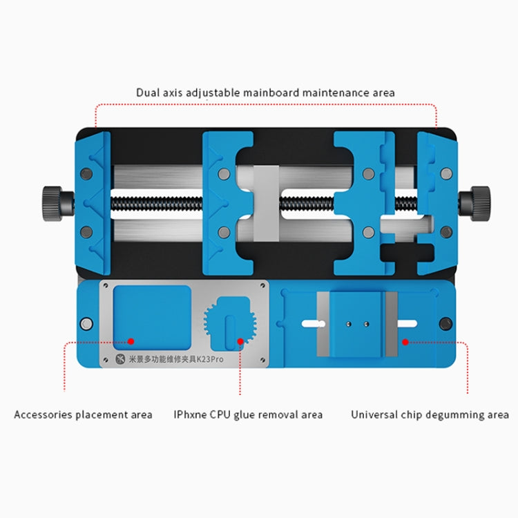 Mijing K23 Pro ตัวยึด PCB มัลติฟังก์ชั่นสำหรับซ่อมแซม, Mijing K23 Pro